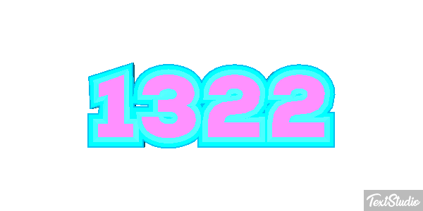 1322 Text effect