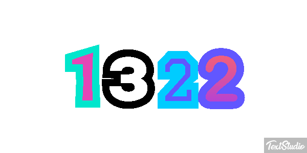 1322 Text effect