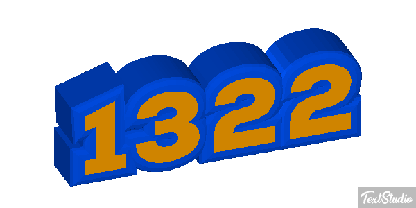 1322 Text effect