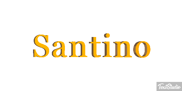 Santino Effetto testo