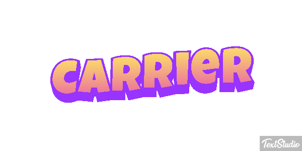 Carrier Text effect