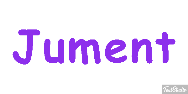 Jument Effet de texte