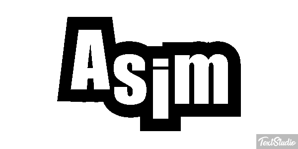 Asim Текстовый эффект
