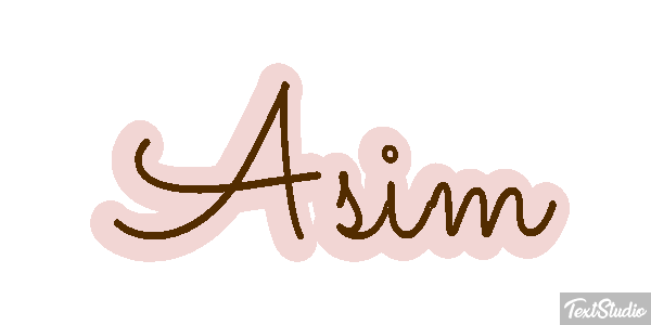 Asim Текстовый эффект