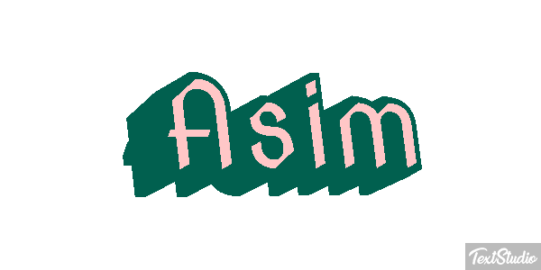 Asim Текстовый эффект