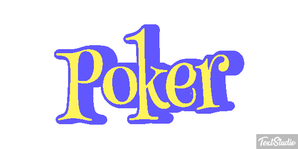 Poker Efeito do texto