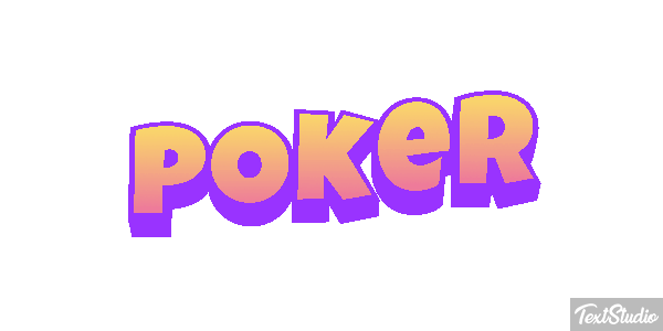 Poker Efeito do texto