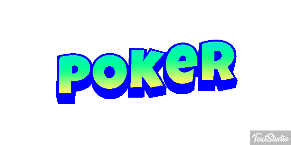 Poker Efeito do texto