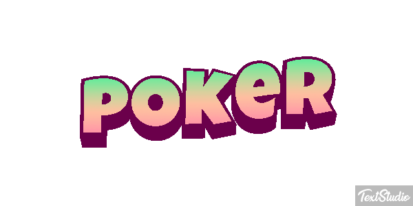 Poker Efeito do texto