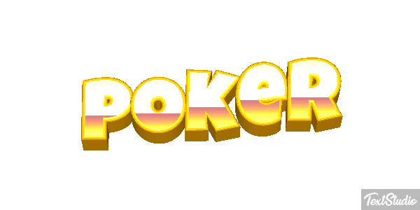 Poker Efeito do texto