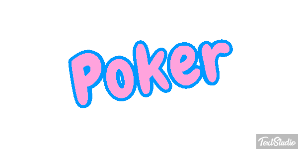 Poker Efeito do texto