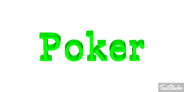 Poker Efeito do texto