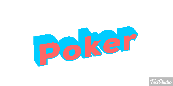 Poker Efeito do texto