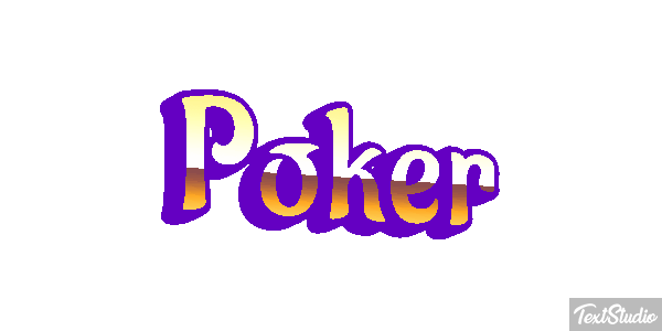Poker Efeito do texto