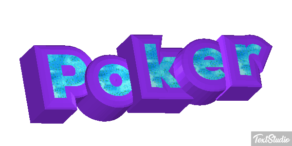 Poker Efeito do texto