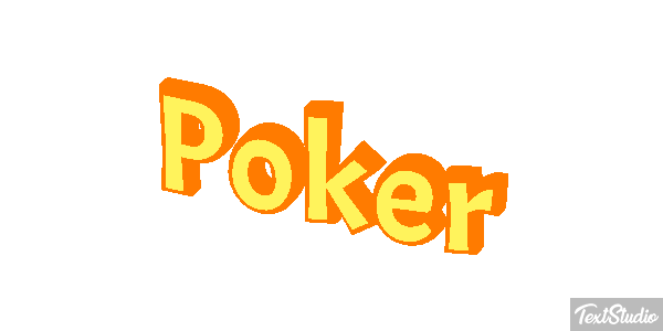 Poker Efeito do texto