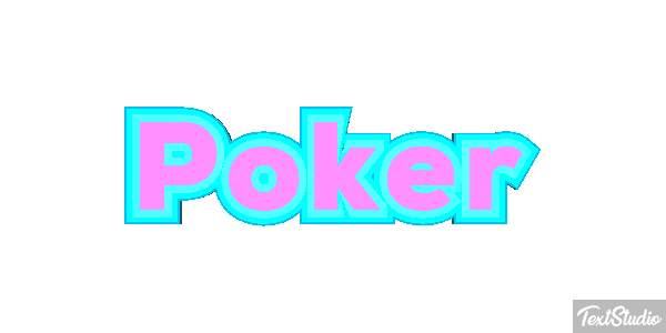 Poker Efeito do texto