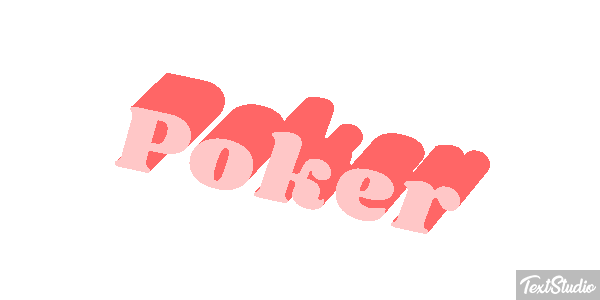 Poker Efeito do texto