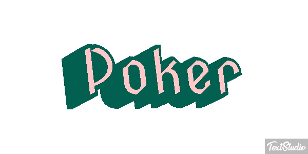 Poker Efeito do texto