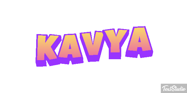 Kavya Effetto testo