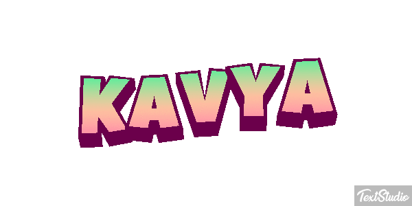 Kavya Effetto testo