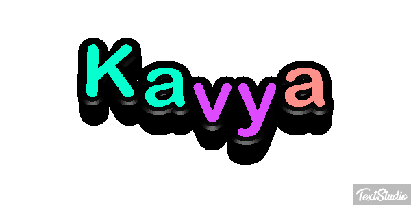 Kavya Effetto testo
