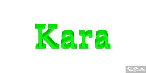 Kara Efekt tekstowy