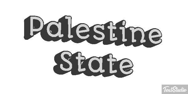 Palestine State Text effect