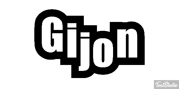 Gijón Efekt tekstowy