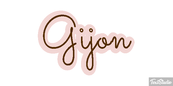 Gijón Efekt tekstowy
