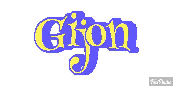 Gijón Efekt tekstowy