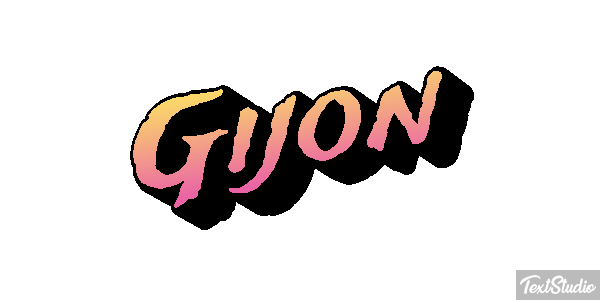Gijón Efekt tekstowy