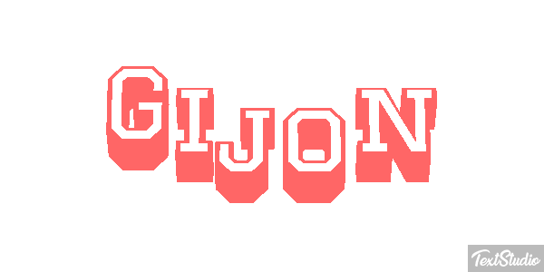 Gijón Efekt tekstowy