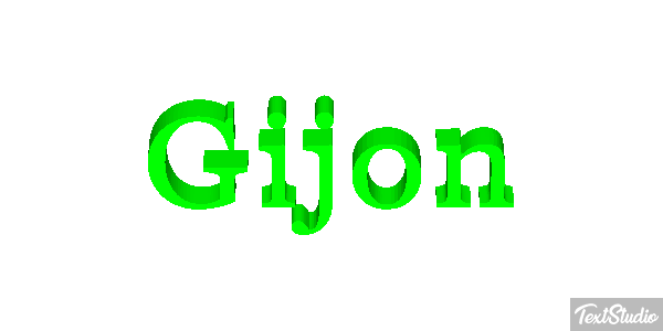 Gijón Efekt tekstowy