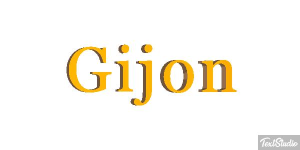 Gijón Efekt tekstowy