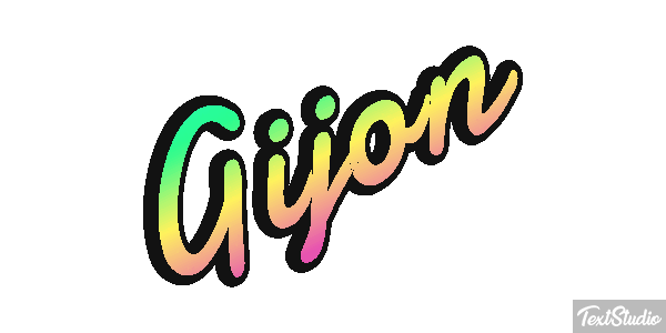 Gijón Efekt tekstowy