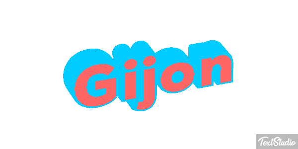 Gijón Efekt tekstowy