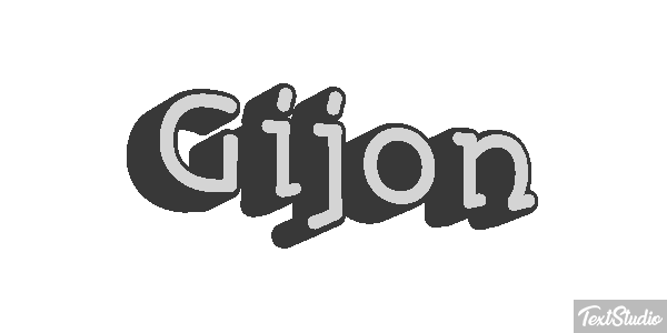 Gijón Efekt tekstowy