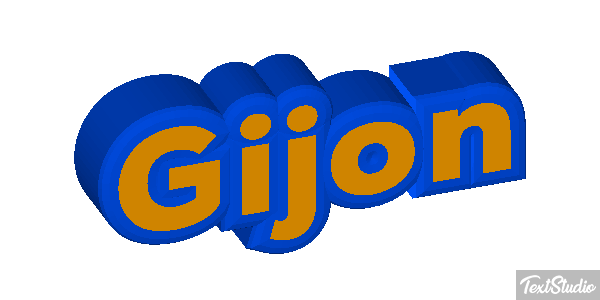 Gijón Efekt tekstowy