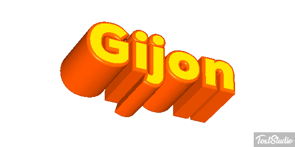 Gijón Efekt tekstowy