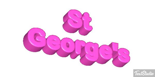St George's Effetto testo