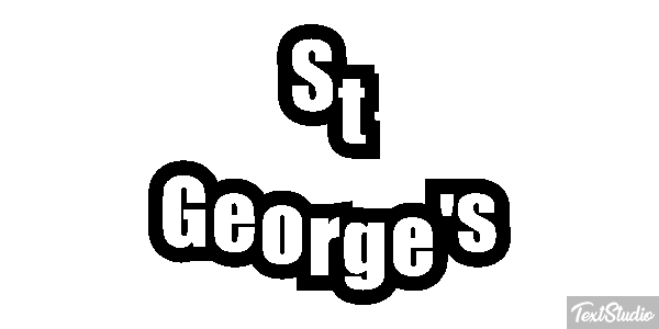 St George's Effetto testo