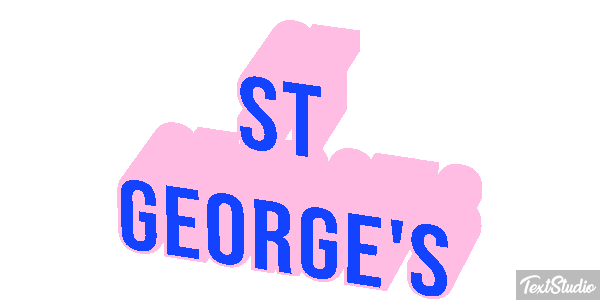 St George's Effetto testo