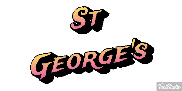 St George's Effetto testo