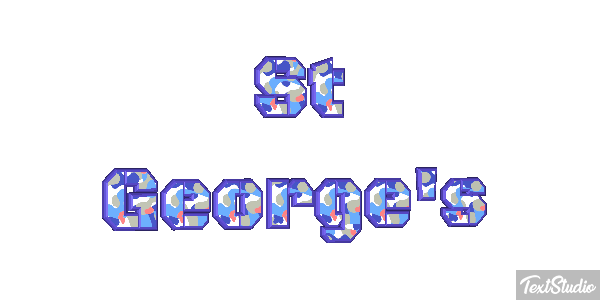 St George's Effetto testo