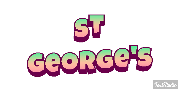 St George's Effetto testo