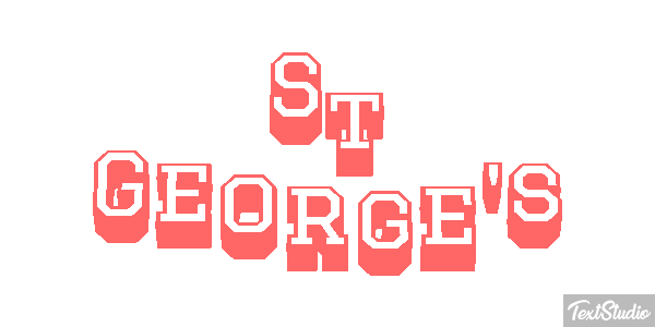 St George's Effetto testo