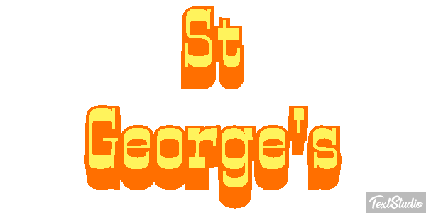 St George's Effetto testo