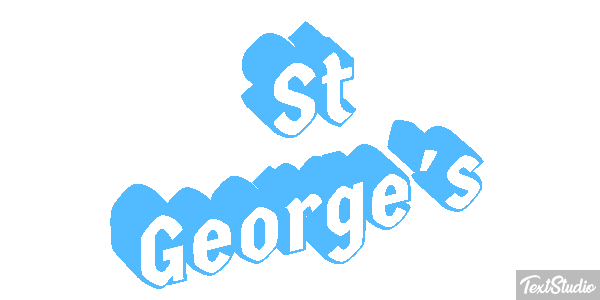 St George's Effetto testo