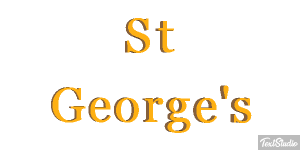 St George's Effetto testo